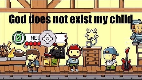 SuperScribblenautsTAS but it’s just the player being a menace