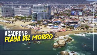 ¡LA PLAYA DEL MORRO DESDE EL AIRE! Semana Santa Acapulco 2024 #AcaDrone #drone