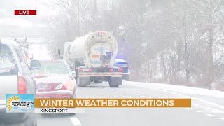 Arctic chill leads to slew of traffic concerns in Tri-Cities
