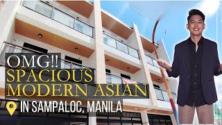 (GRABE ANG LUWAG) 3 Storey Modern Asian Townhouse for Sale in Sampaloc, Manila House Tour 55