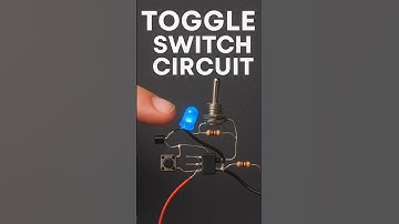How to Make a Toggle Switch Circuit (Latch ON/OFF) Flip-Flop #toggle