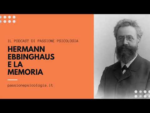Hermann Ebbinghaus e la memoria