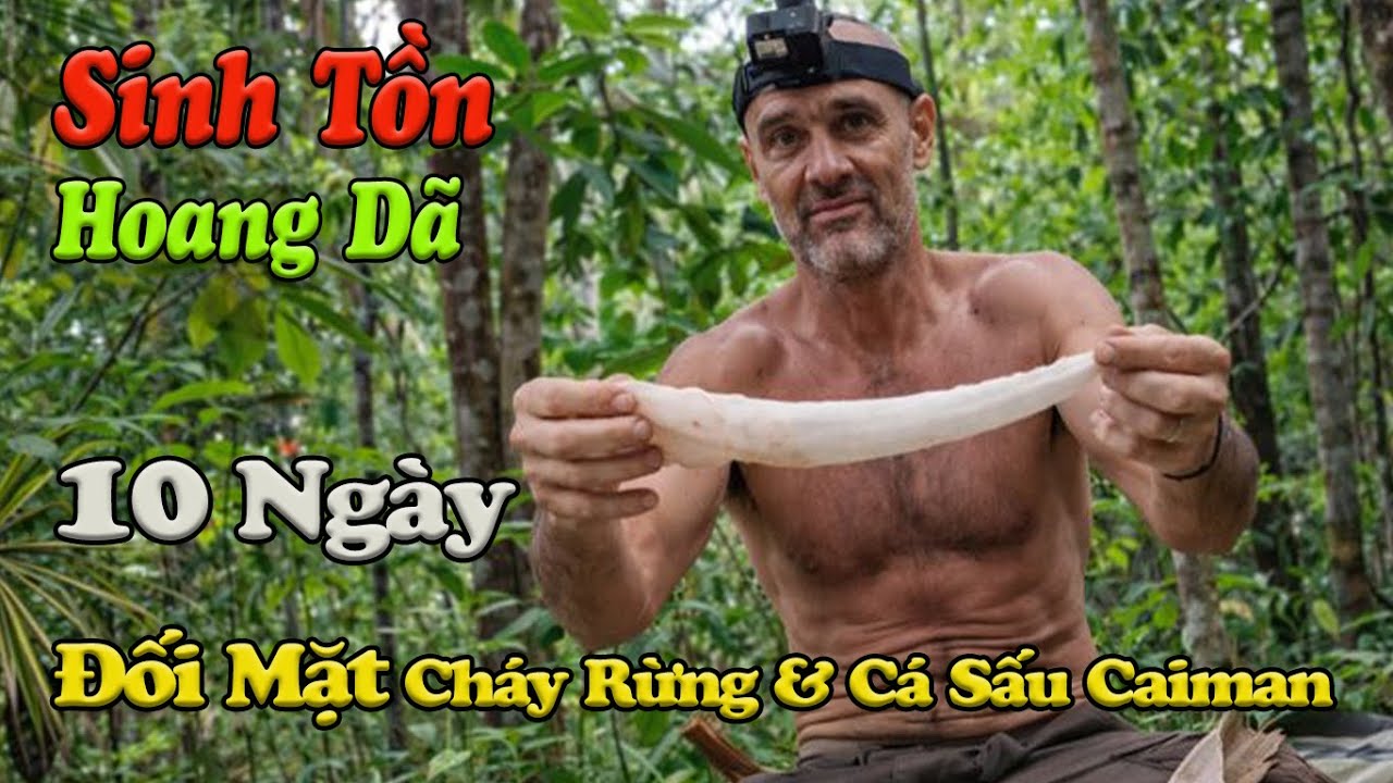 Một Mình Sinh Tồn Nơi Hoang Dã: 10 Ngày Đối Mặt Cháy Rừng & Cá Sấu Caiman