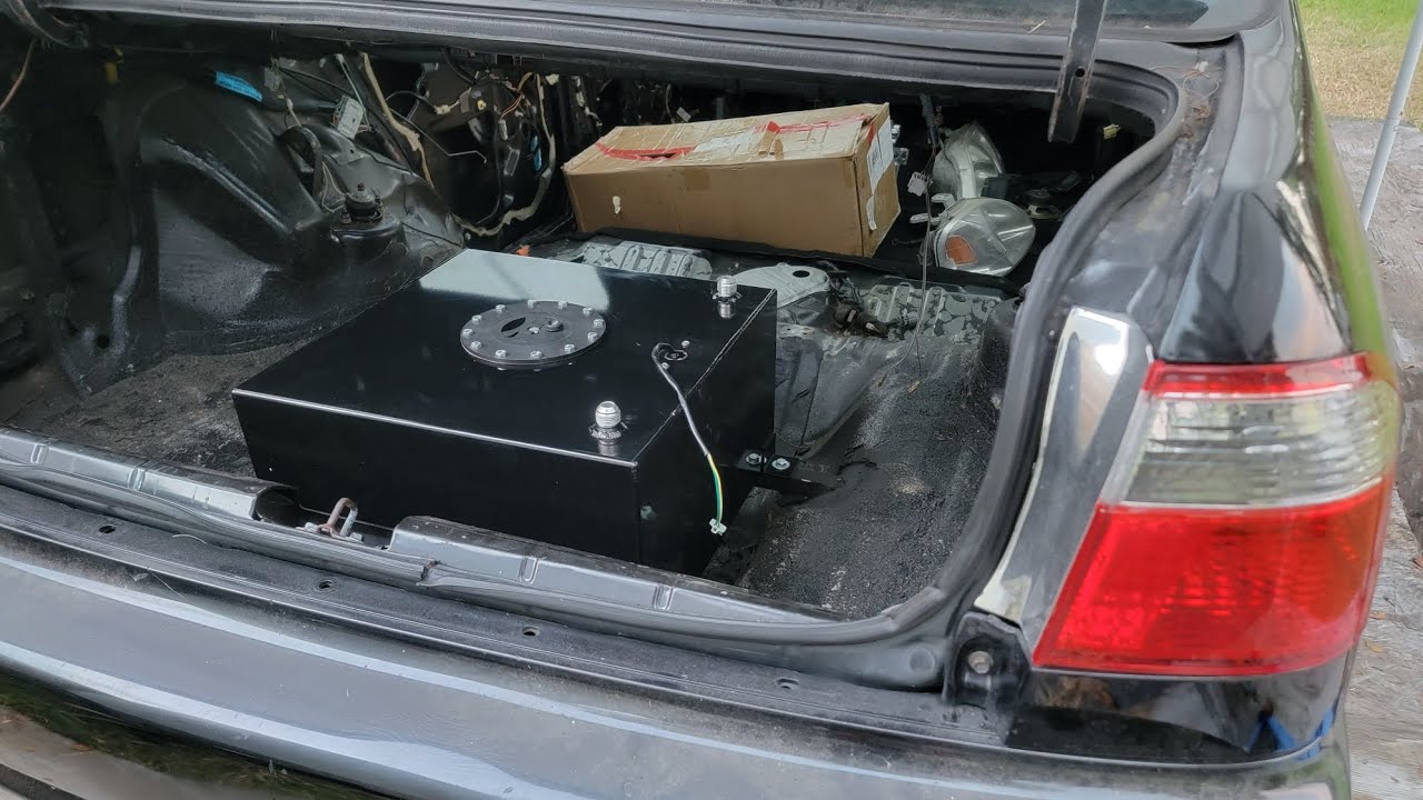 Installing Fuel Cell in J Swap Honda Civic