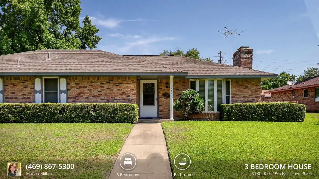 Home for sale at 955 Briarcove Place, Lancaster 75146, TX YouTube