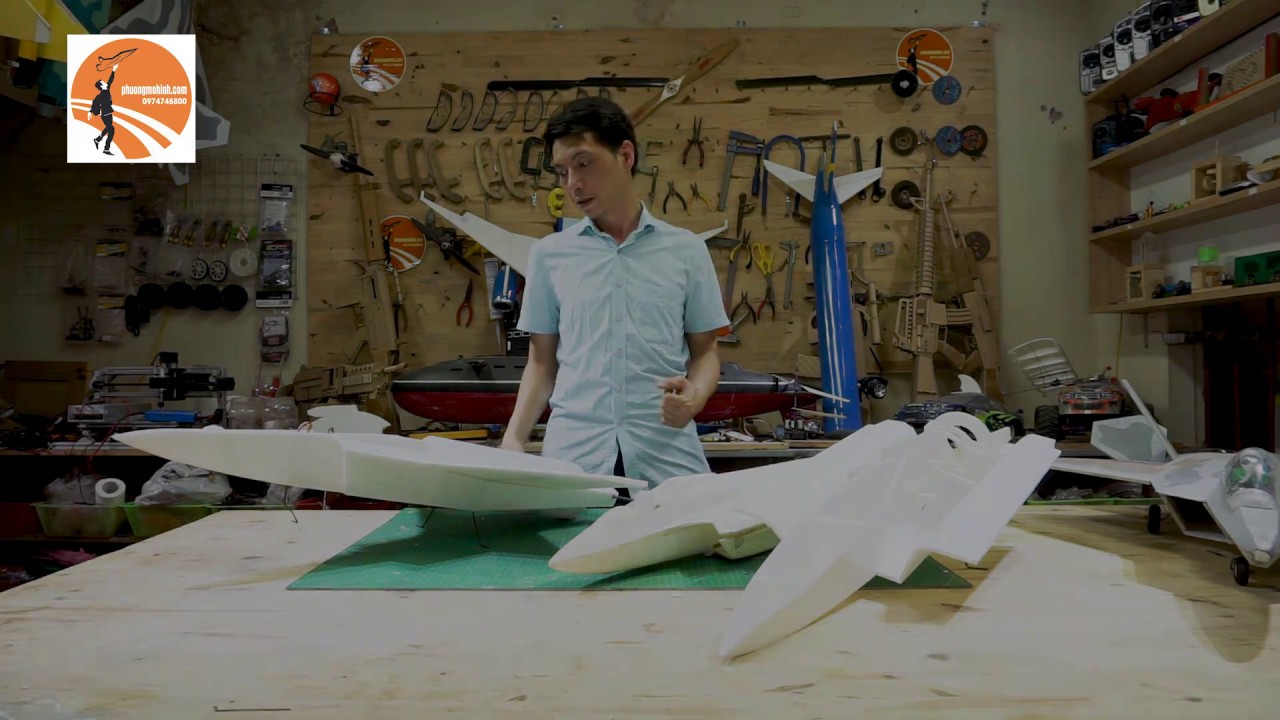 Chế Tạo Máy Bay Mô Hình RC Lockheed Martin F 35... - youtube