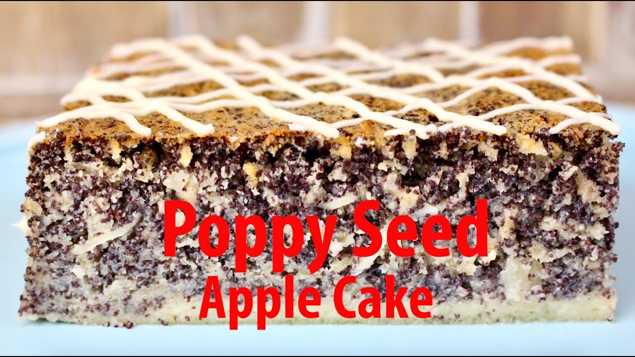Poppy Seed Apple Cake by a Master Baker easy moist delicious YouTube