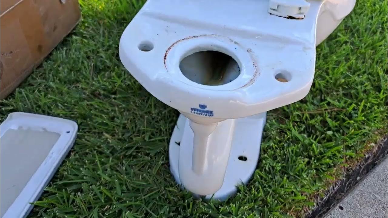 Toilet out for trash YouTube