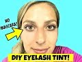 DIY EYELASH TINTING AT HOME! Natural Looking Lashes