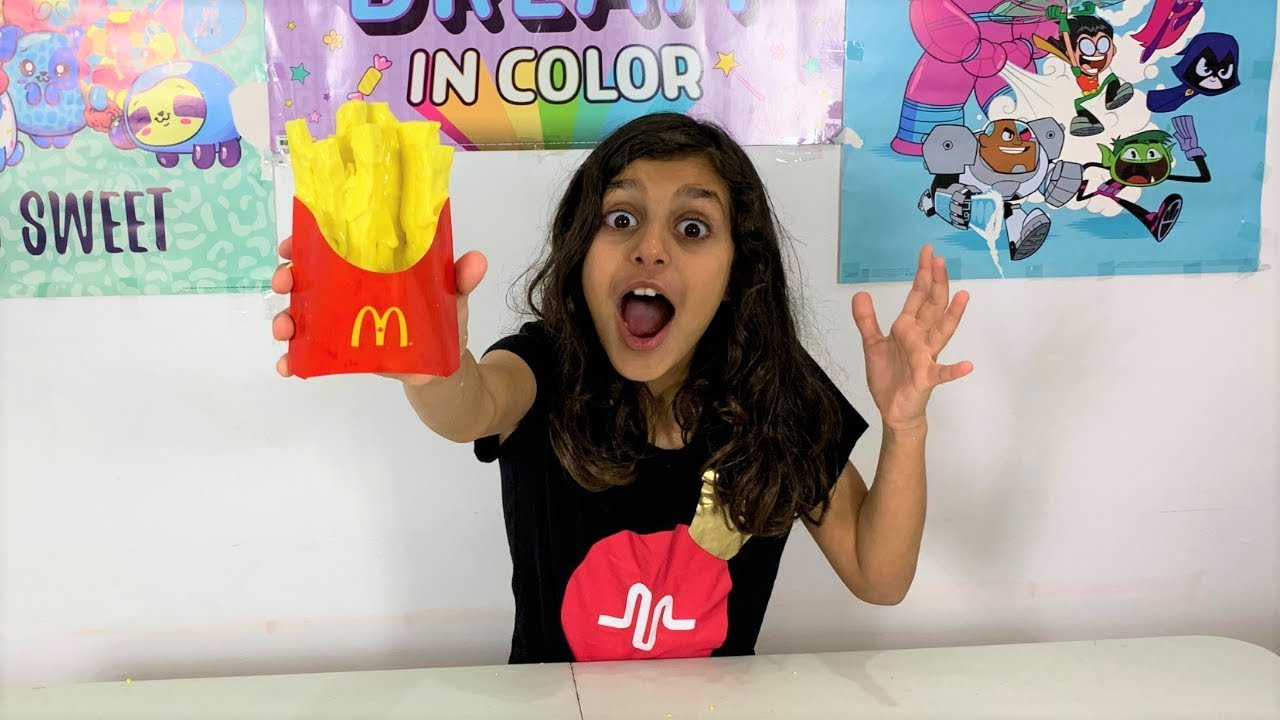 Making Mcdonald's French Fries Slime! - YouTube