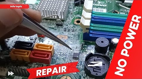 Desktop Pc - Lenovo M81 - No Power - No Display - Lenovo Pc not turning on - Power light blinking