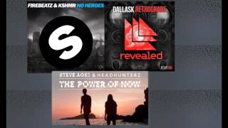 Steve Aoki vs Firebeatz & KSHMR vs DallasK  ft. Luciana  - The Power of No Heroes Retrograde