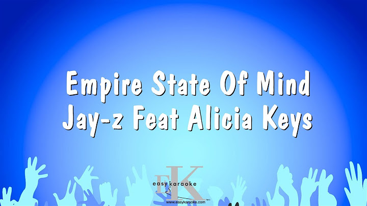Empire State of Mind Karaoke version - Karaoke performance video thumbnail