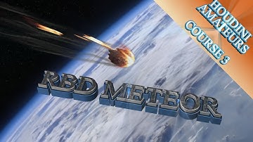 Houdini RBD Meteor Tutorial