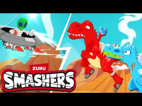 Smashers vs. VILLANOS: Batallas Épicas ⚔️| Caricaturas para niños | SMASHERS En Español