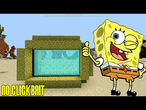 membuat portal dunia SPONGEBOB di minecraft