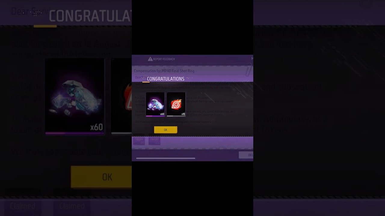 #freefireshorts you have this message ￼