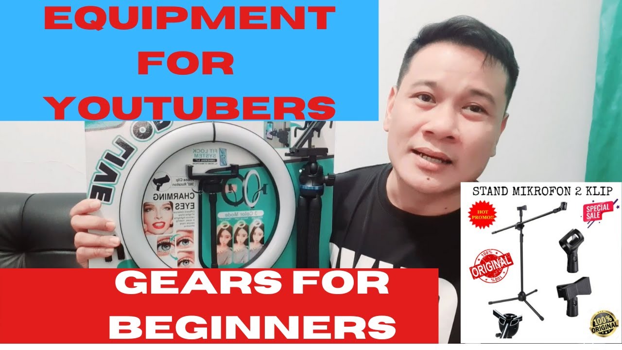 Equipment for Youtube Beginners Must Have YouTube