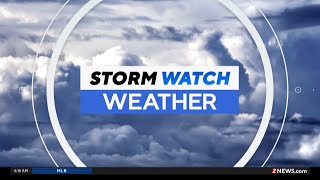 Monday morning weather