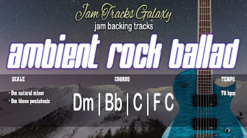 AMBIENT ROCK BALLAD Backing Track/Type Beat in Dm (78 bpm)