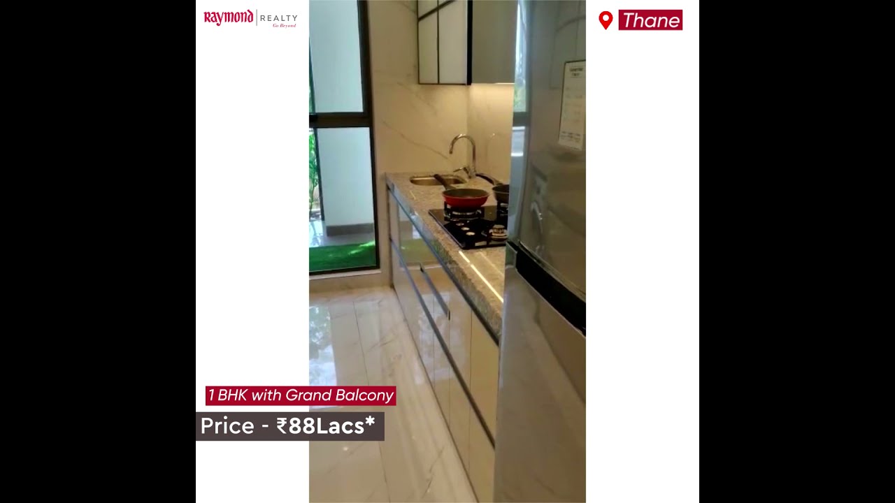Raymond Realty Thane 1 & 2 BHK Starts ₹88Lacs* Onwards Sample Flat