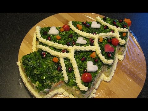 Видео рецепт Салат с курицей, рисом и фасолью