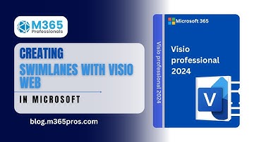 Creating swimlanes with Visio web!