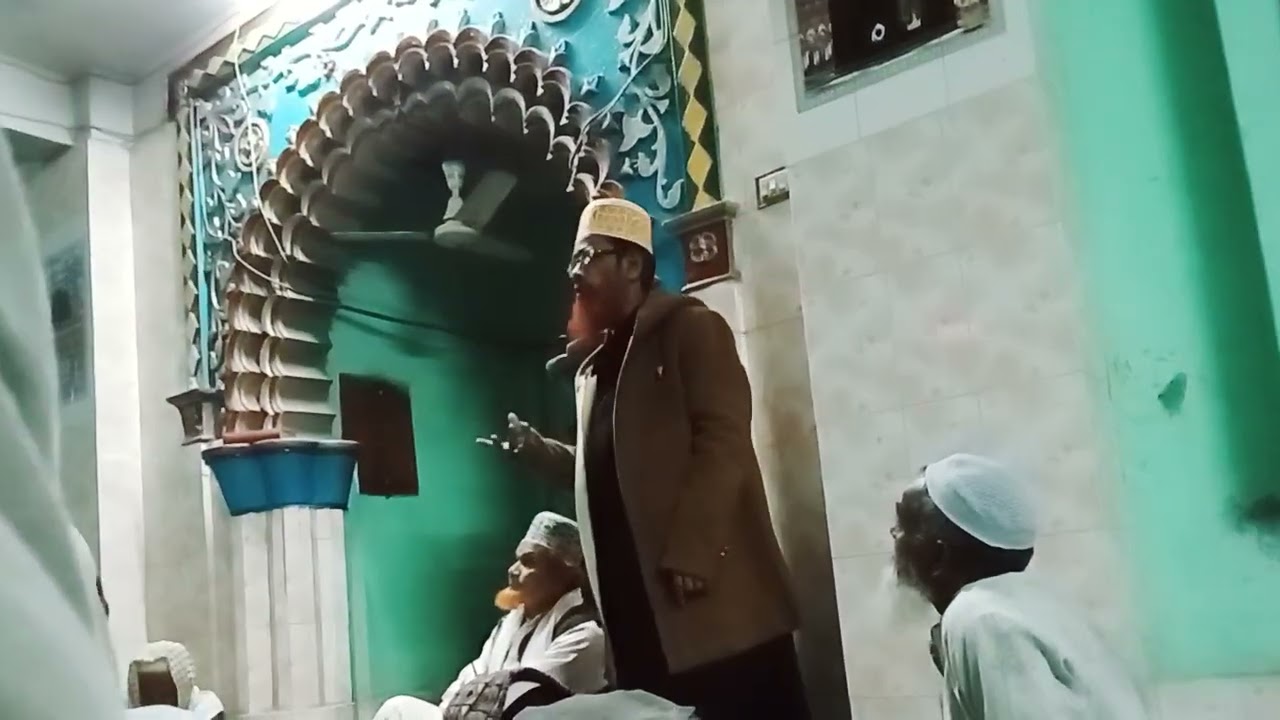 বেজগাতিজামে মসজিদে জামাতের নির্বাচন প্রচারণায় মাওলানা আমিনুল ইসলাম সাঈদী