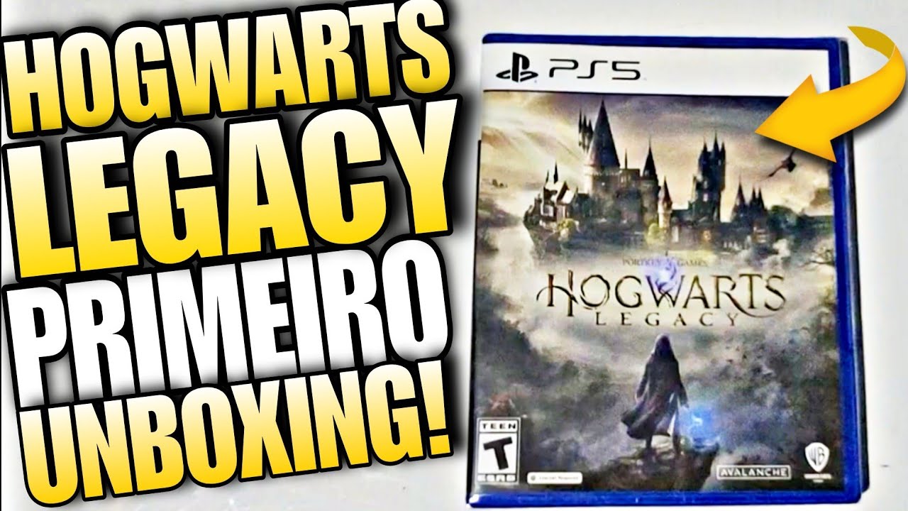 COMO VEM MIDIA FISICA DO HOGWARTS LEGACY PS5? #shortvideo