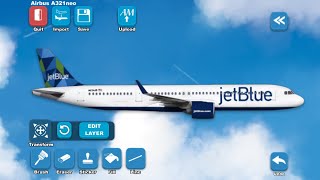 Livery of JETBLUE with Prism Tail on the a321neo | Airlines Painter Tutorial #5 | Airplane Painter