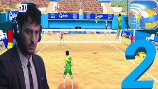 Volleyball Champions 3d#volleyball walkthrough part 2 (iOS Android)#gaming #gameplay #game#online screenshot 4