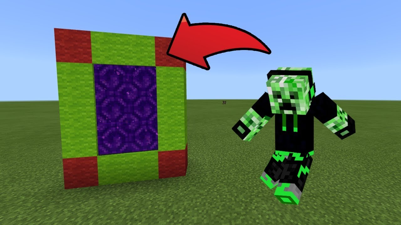 How To Make A Portal To The Creeper Friend Dimension In Mcpe Minecraft Pe Youtube How To Make A Portal To The Creeper Friend Dimension In Mcpe Minecraft Pe Youtube