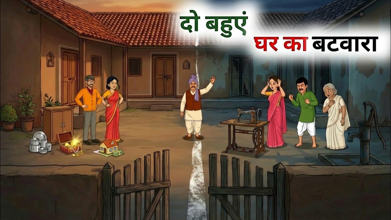 घर का बटवारा 😡 | दो बहुएं की कहानी | Hindi Kahani | Moral story