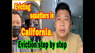 Evicting squatters in California | Eviction step by step | Eviction guy: Cau be giu nha