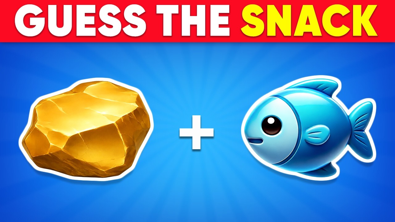 Guess The SNACK & JUNK FOOD By Emoji | Emoji Quiz 2026