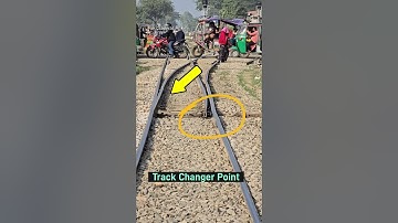 How track changing switch works. #line #change #track #shorts