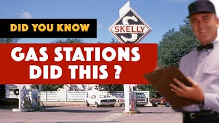 You won't believe what this vintage service station was marketing in the 1960s!