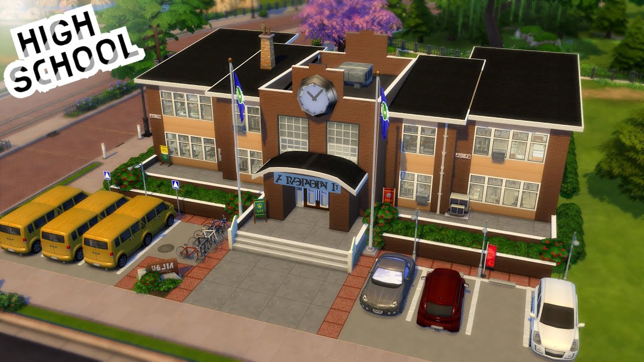 sims 4 high school lot