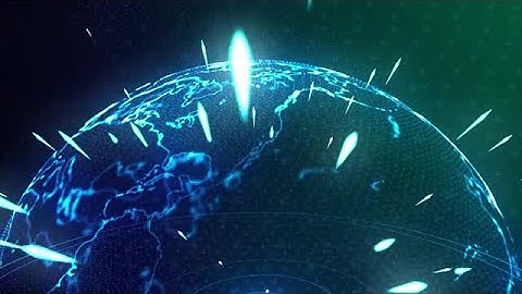 Abstract Blue Planet Earth Stock Motion Graphics