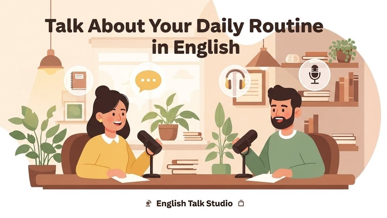 Talk About Your Day | Daily Routine in English | Easy Conversation (A1 ...