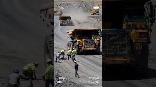Mining Truck Engine Explosion During Servicing At Site