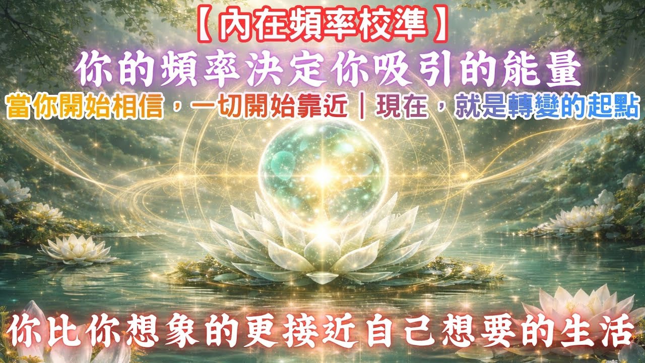 【內在頻率校準】你的頻率決定你吸引的能量｜當你開始相信，一切開始靠近｜現在，就是轉變的起點｜你比你想象的更接近自己想要的生活
