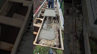 Заливка бетона вручную