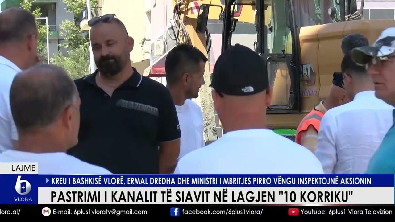 Pastrimi i kanalit të Siavit në lagjen 