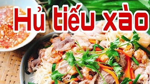 HỦ TIẾU XÀO Thập cẩm cho bữa ăn tròn vị - Món ngon đồng quê | Banana family happy #30