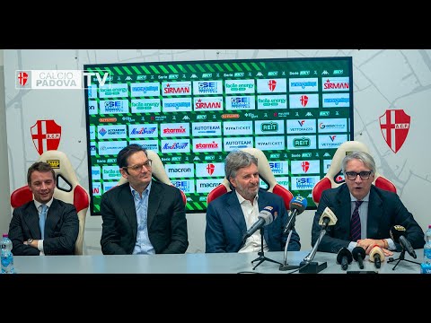 Conferenza stampa con il Presidente Francesco Peghin, Joseph Oughourlian ed Alessandro Banzato