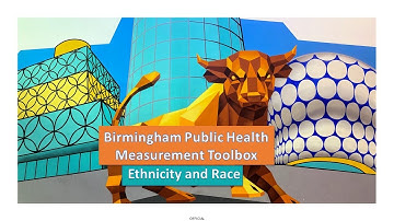 Ethnicity and Race - Birmingham Public Health Measurement Toolbox