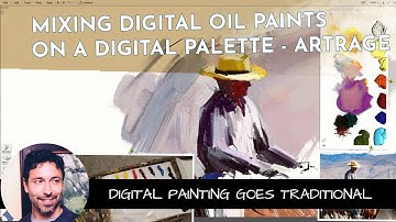 Traditional Paint Mixing in Artrage (An Experiment)