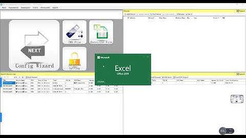NVK barcode scale  label printing scale computer software“set excel product”