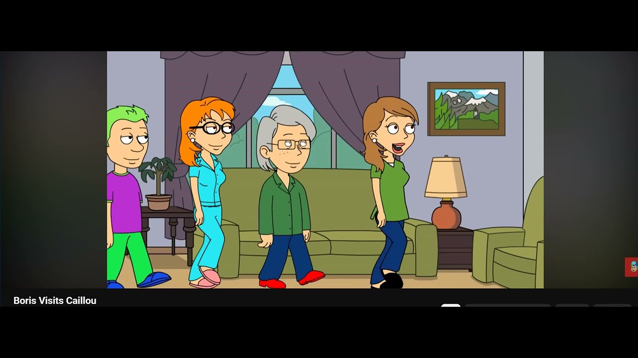 boris visits caillou REUPLODED